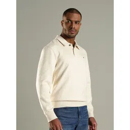 Tommy Hilfiger Men Solid Regular Fit Cotton Sweater image 5