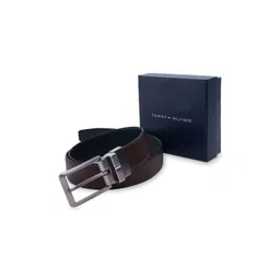 Tommy Hilfiger Men Textured Leather Reversible Belt-picture-11