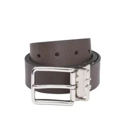 Tommy Hilfiger Men's Brown & Wine Malmok Reversible Belt-picture-38