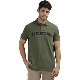 Tommy Hilfiger Men's Cotton Solid Regular Fit Polo-picture-40