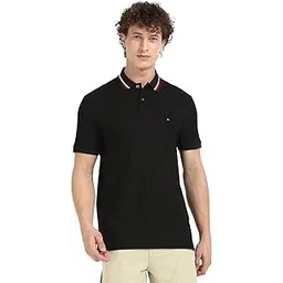 tommy hilfiger Men's Cotton Solid Regular Fit T-Shirt-picture-38