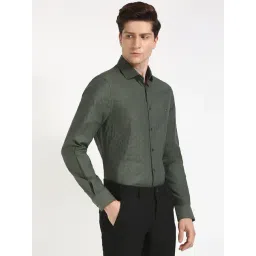 Tommy Hilfiger Mens Green Slim Fit Shirt-picture-42