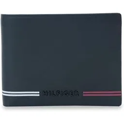 tommy hilfiger Men's Leather Slimfold Wallet Escravos| Black Bifold Wallet with Coin Pocket & Card Slots | Designer & Stylish Gift for Men-picture-14