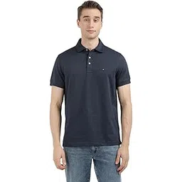 tommy hilfiger Men's Solid Regular Fit Polo-picture-44