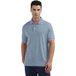 Tommy Hilfiger Men's Solid Regular Fit T-Shirt-picture-36