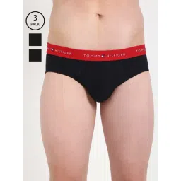 Tommy Hilfiger Multicolor Cotton Slim Fit Briefs - Pack Of 3-picture-18