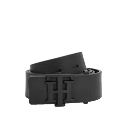 Tommy Hilfiger Nandewar Black Formal Leather Belt for Men-picture-14