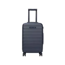 Tommy Hilfiger Navy 8 Wheel Small Hard Cabin Trolley - 35 cm-picture-15