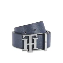 Tommy Hilfiger Navy & Brown Hobro Leather Reversible Belt-picture-14