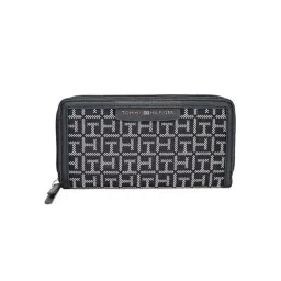 TOMMY HILFIGER Navy & White Logo Zip Around Wallet-picture-33