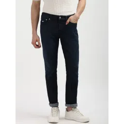 Tommy Hilfiger Navy Cotton Regular Fit Jeans-picture-41