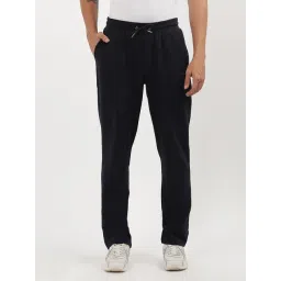 Tommy Hilfiger Navy Cotton Regular Fit Trackpants-picture-22