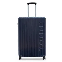 TOMMY HILFIGER Navy Empire Pro Striped Large Hard Sided Checked Luggage-picture-38
