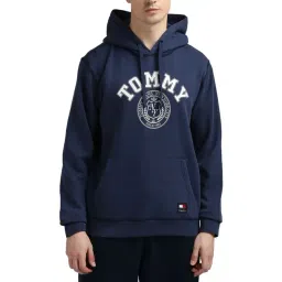 Tommy Hilfiger Navy Logo Regular Fit Hoodie-picture-22