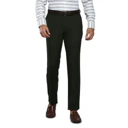 Tommy Hilfiger Olive Regular Fit Trousers-picture-11