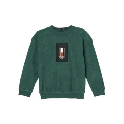TOMMY HILFIGER Ornamental Green Embroidery Archive Fit Pullover-picture-24