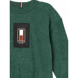 TOMMY HILFIGER Ornamental Green Embroidery Archive Fit Pullover image 3