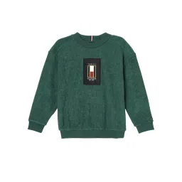 TOMMY HILFIGER Ornamental Green Embroidery Archive Fit Pullover image 1