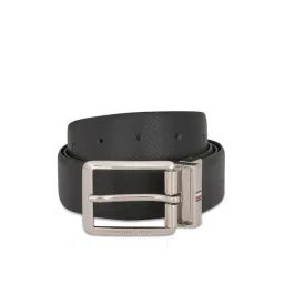 Tommy Hilfiger Pegville Black & Black Pegville Leather Reversible Belt-picture-17