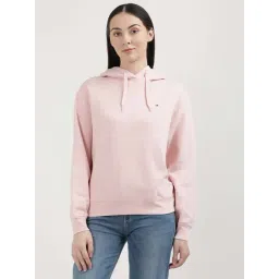 TOMMY HILFIGER Pink Cotton Hoodie-picture-28