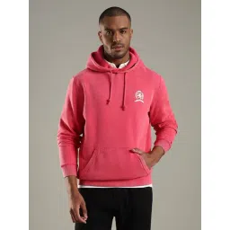 Tommy Hilfiger Pink Cotton Regular Fit Printed Hooded Sweatshirt-picture-41
