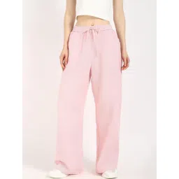TOMMY HILFIGER Pink Cotton Stripes Trousers-picture-17
