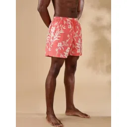 TOMMY HILFIGER Pink Polyester Regular Fit Floral Shorts-picture-47