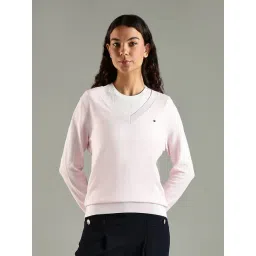 Tommy Hilfiger Pink Regular Fit Sweater-picture-34