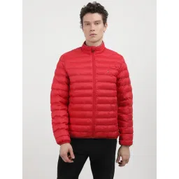 Tommy Hilfiger Primary Red Regular Fit Quilted Jacket-picture-25