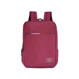 Tommy Hilfiger Prius Burgundy Polyester Solid Laptop Backpack - 22 Ltrs-picture-22
