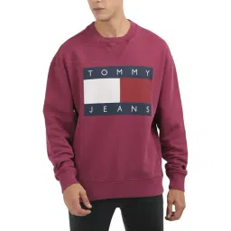 Tommy Hilfiger Purple Logo Regular Fit Sweatshirt-picture-11