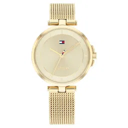 Tommy Hilfiger Quartz Analog Beige Dial Stainless Steel Strap Watch for Women-picture-13