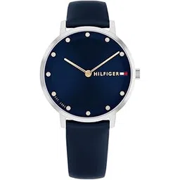 tommy hilfiger Quartz Navy Round Dial Women's Watch | Leather Strap Material | Watches for Women | Watches for Women Analog - TH1782764-picture-15