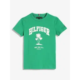 Tommy Hilfiger Radiant Green Logo Regular Fit T-Shirt-picture-48