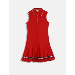 Tommy Hilfiger Red Cotton Regular Solid Dress-picture-36