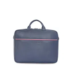 TOMMY HILFIGER Rothenburg Navy Leather Messenger Bag-picture-34