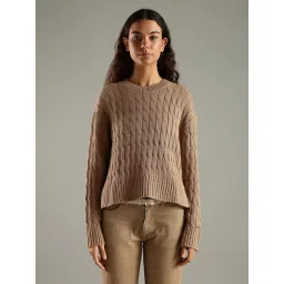 TOMMY HILFIGER Safari Canvas Regular Fit Cotton Crew Neck Sweater-picture-16