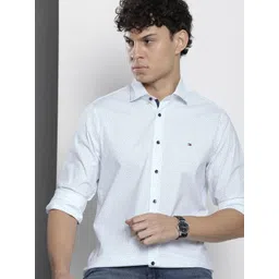Tommy Hilfiger Slim Fit Geometric Printed Casual Shirt-picture-28