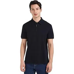 Tommy Hilfiger Solid Regular-Fit Cotton Polo T-Shirt-picture-19
