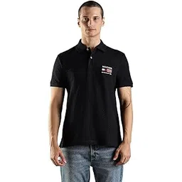 tommy hilfiger Solid Regular fit Cotton Polo t-Shirt-picture-31