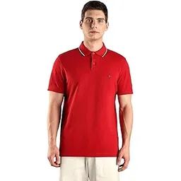tommy hilfiger Solid Regular-Fit Cotton Polo T-Shirt-picture-27