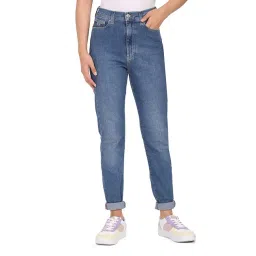 Tommy Hilfiger Super Skinny Denim Medium Lightly Washed High Rise Jeans-picture-46