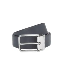 Tommy Hilfiger Talladega Navy & Brown Leather Reversible Belt for Men-picture-37