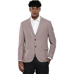 tommy hilfiger Texture Regular Fit Polyester Single Breasted Blazer-picture-31