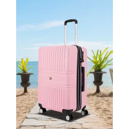 Tommy Hilfiger Textured Hard Sided Large Trolley Suitcase-picture-39