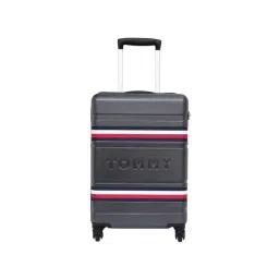 Tommy Hilfiger Thames Pro Grey Logo Hard Cabin Trolley Bag - 22 cm-picture-12