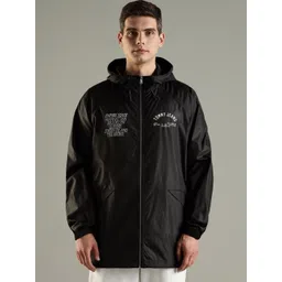 Tommy Hilfiger Typography Printed Hooded Relaxed Fit Cotton Sporty Jacket-picture-23