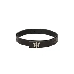 Tommy Hilfiger Unisex Black Printed Leather Belt-picture-28