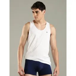 Tommy Hilfiger White Cotton Regular Fit Vest-picture-17