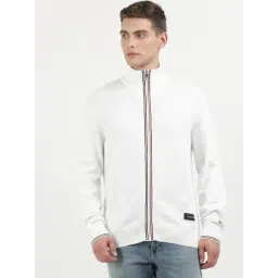 Tommy Hilfiger White Cotton Relaxed Fit Sweatshirt-picture-30